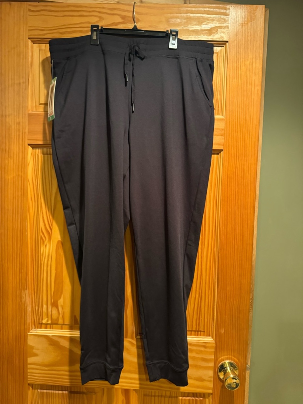 Brand New 32 Degrees Women’s Black Drawstring Joggers Size XL